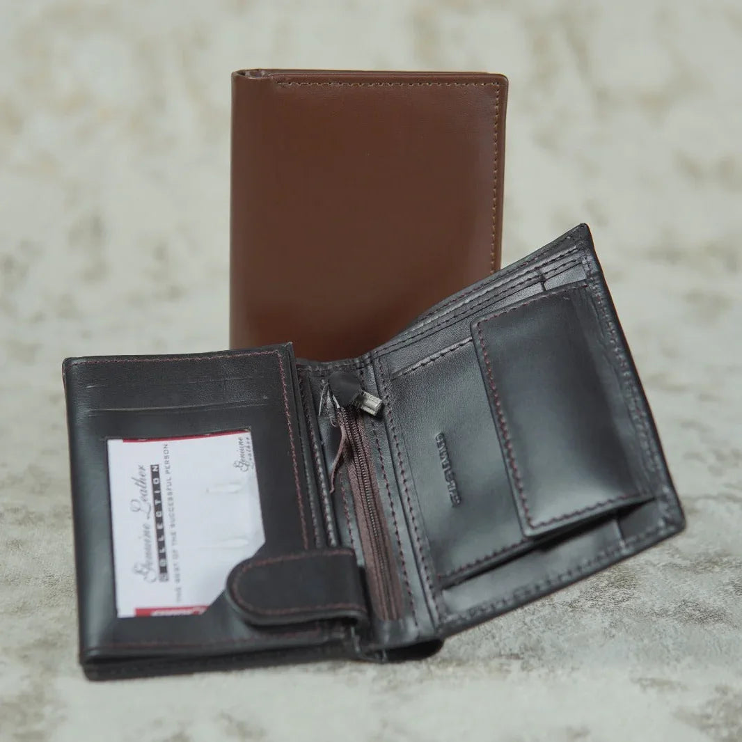 Premium Leather Bifold Wallet for Men